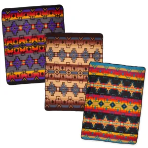 12 Pack Assorted Fleece Lodge Blankets!  Only $12.00 ea.