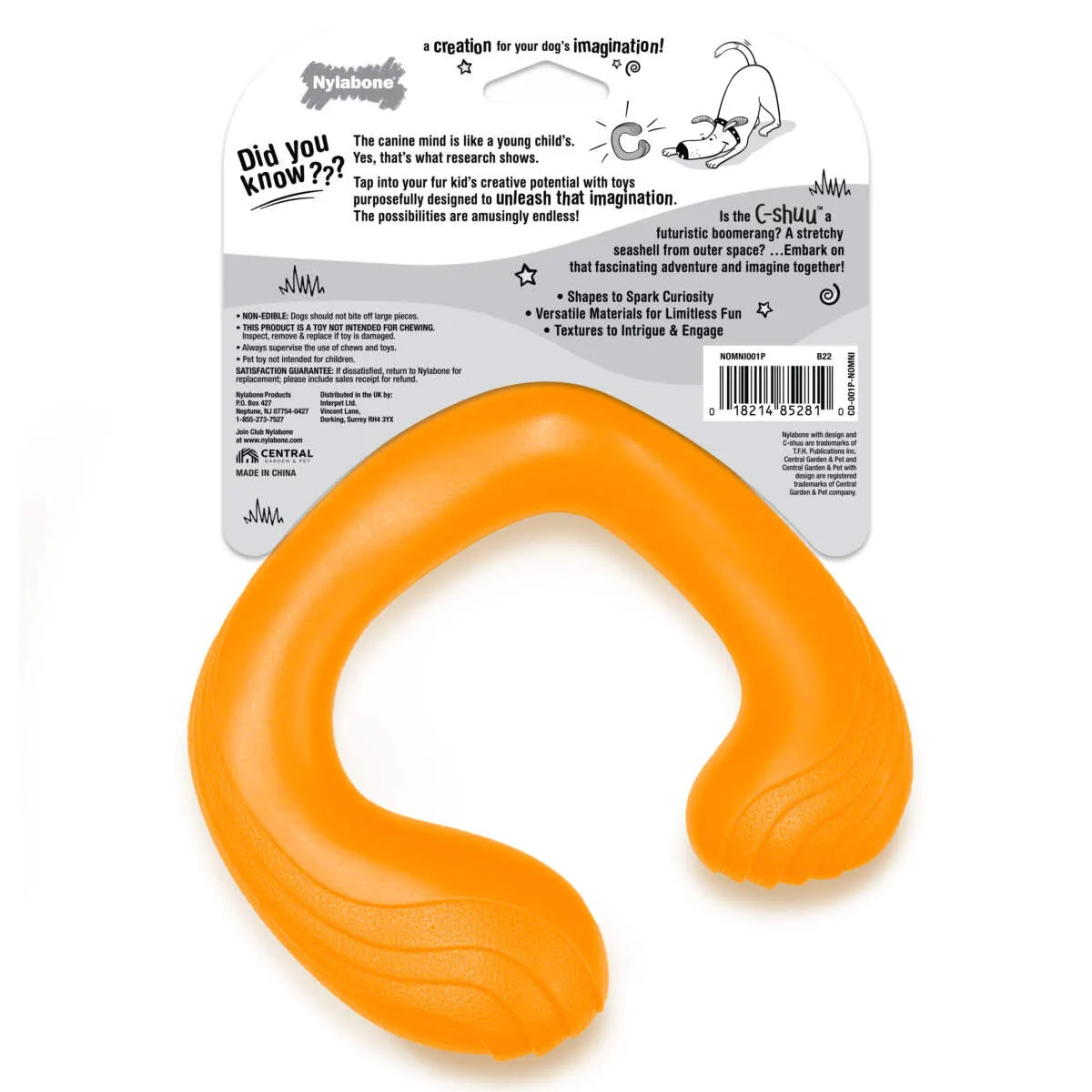 20% OFF: Nylabone Enrichment C-Shuu Interactive Dog Toy