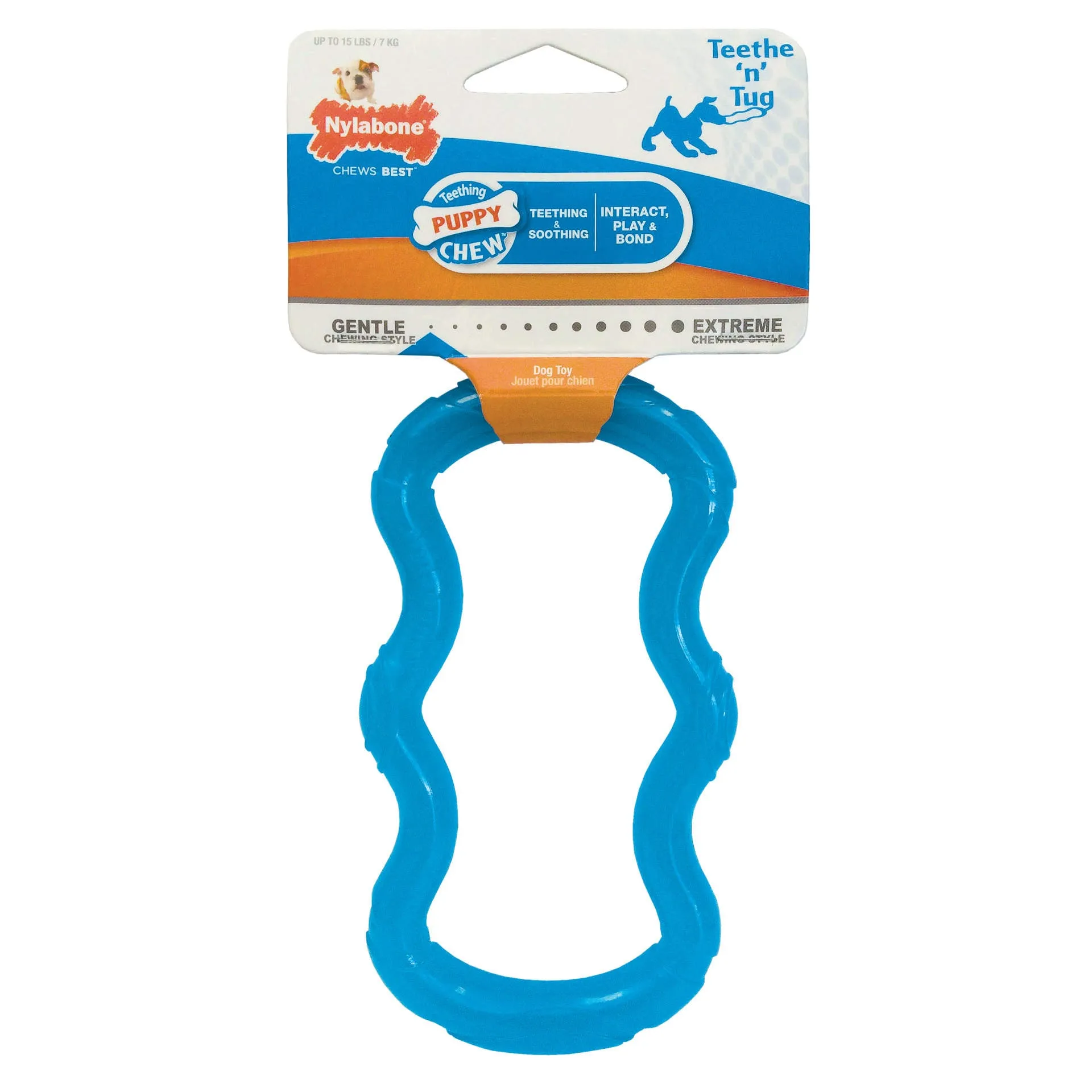 20% OFF:  Nylabone Puppy Teethe 'N Tug Toy
