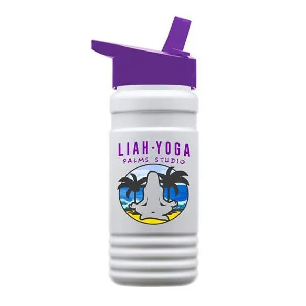 20 Oz. UpCycle RPET Bottle Flip Straw Lid FC (Q342722)