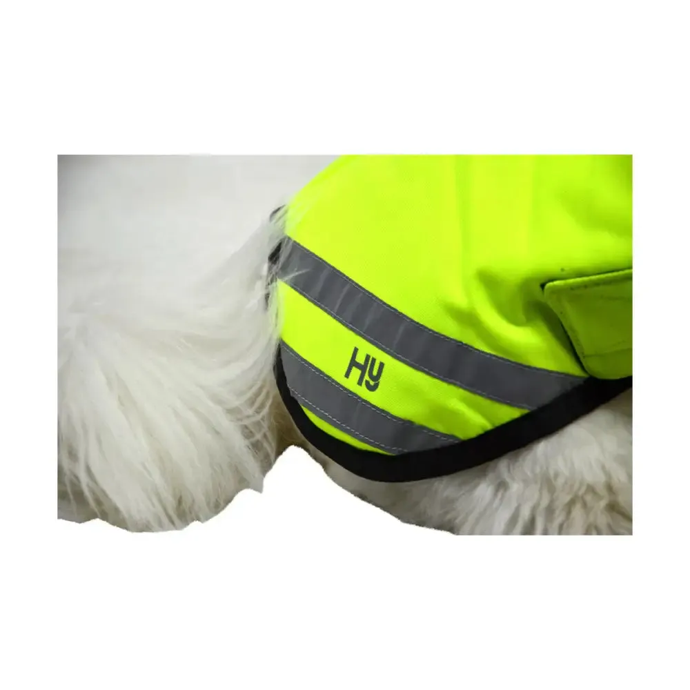 Benji & Flo Reflector Waterproof Dog Coat by Hy Equestrian