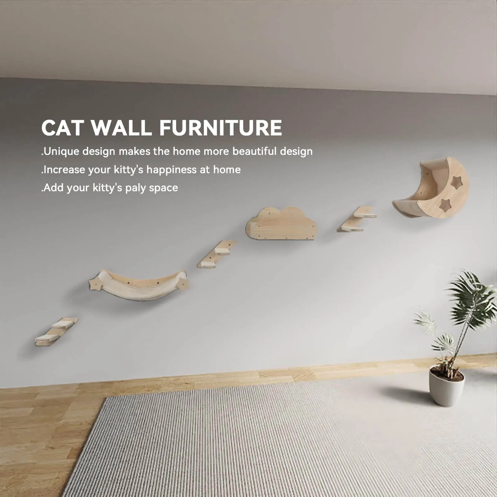 Cat Wall Shelves Mounted Furniture and Perches PF009