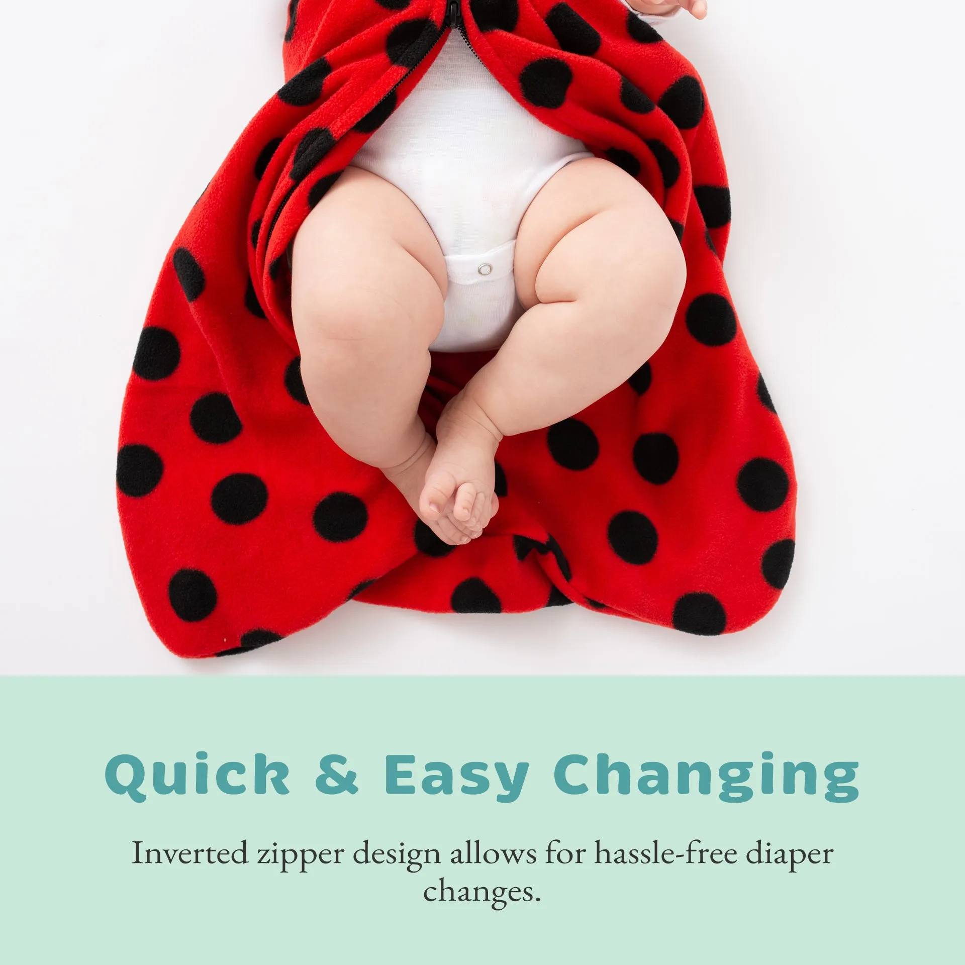 Caterpillar Fleece Wearable Blanket