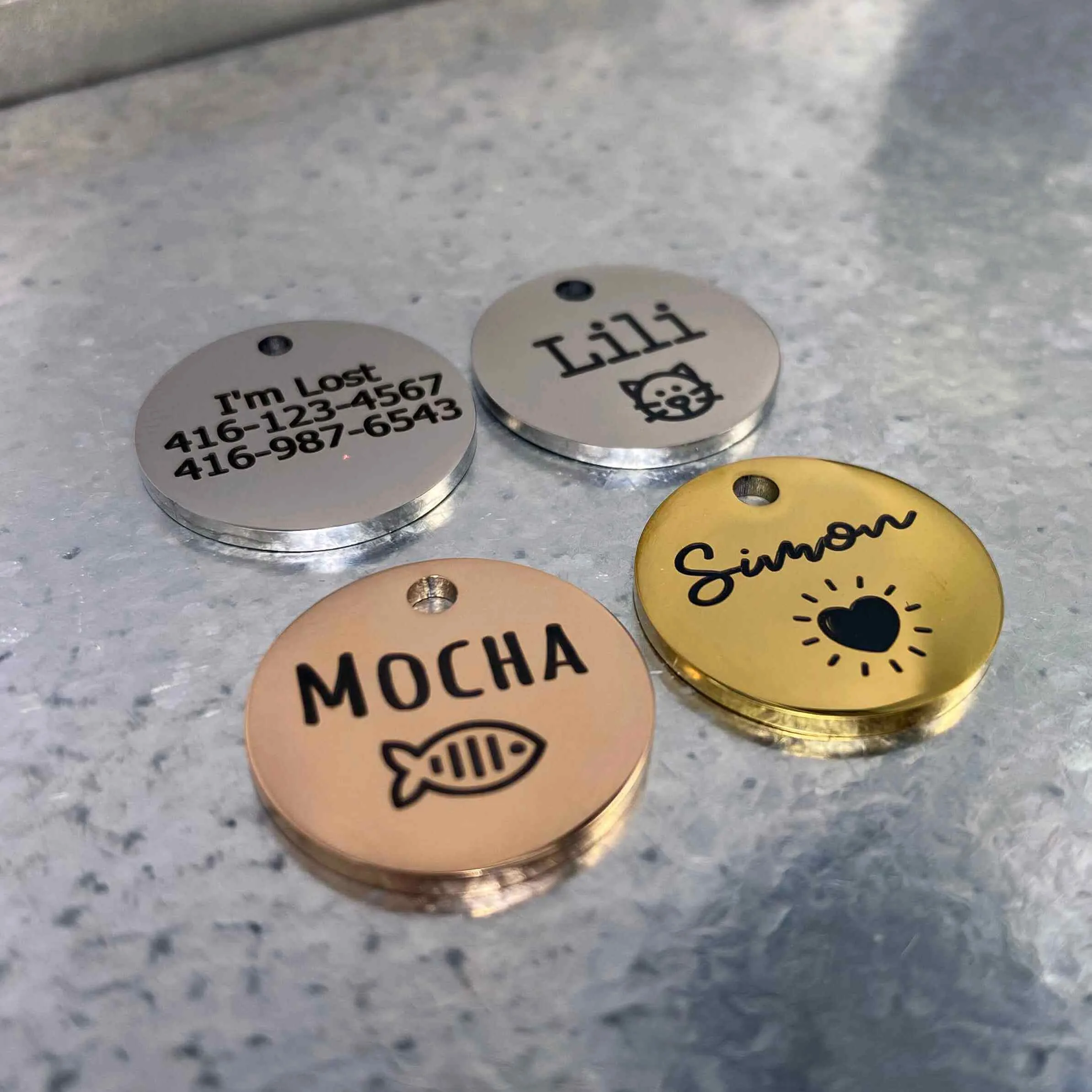 Custom Cat Tags