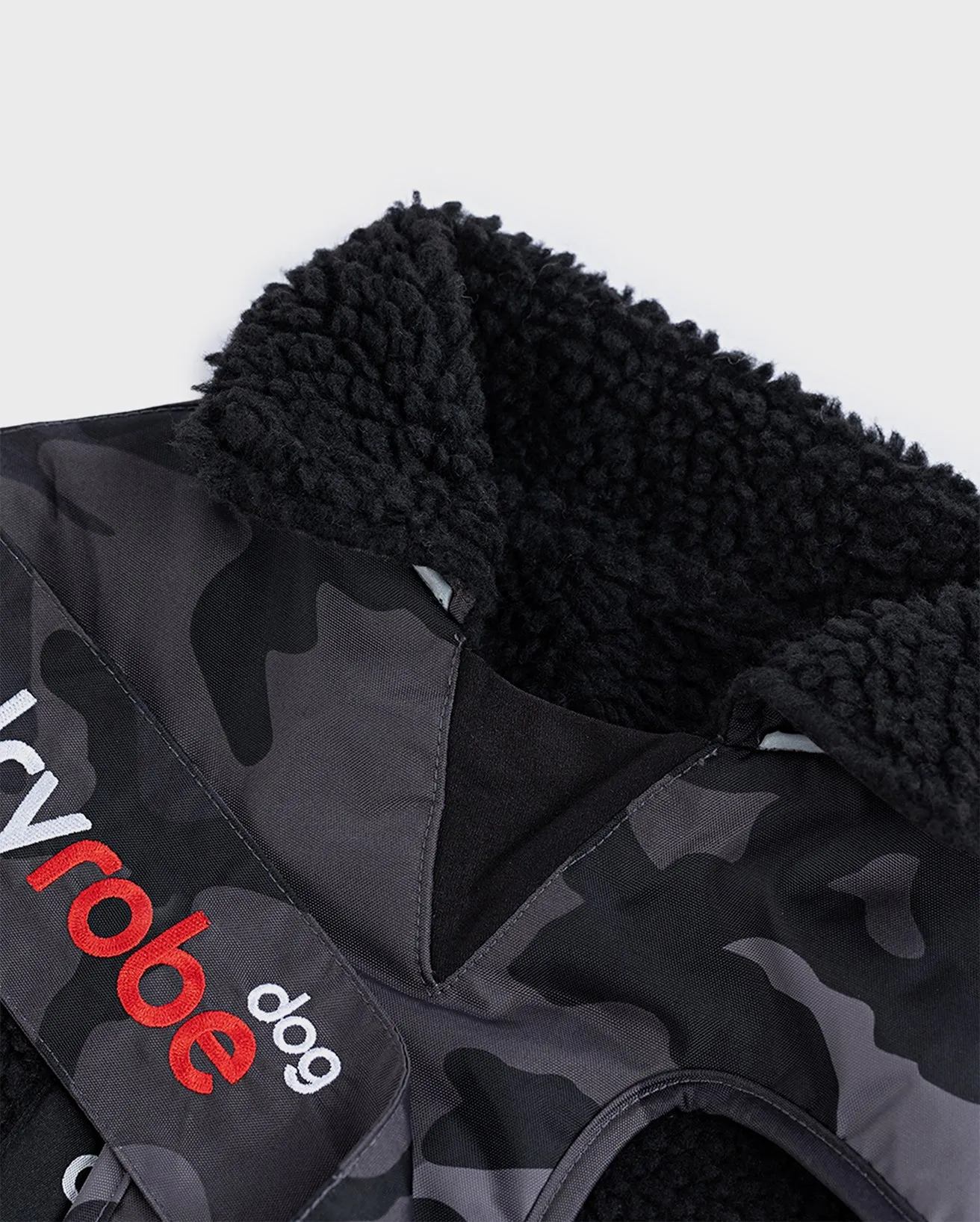 Dog Dryrobe in Camo & Black