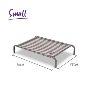 Everyday Outdoor Dog Bed - Grey & White