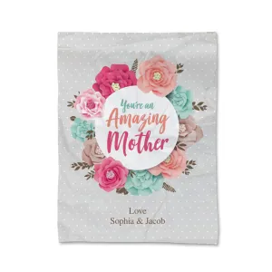 Flower Wreath Blanket - Medium