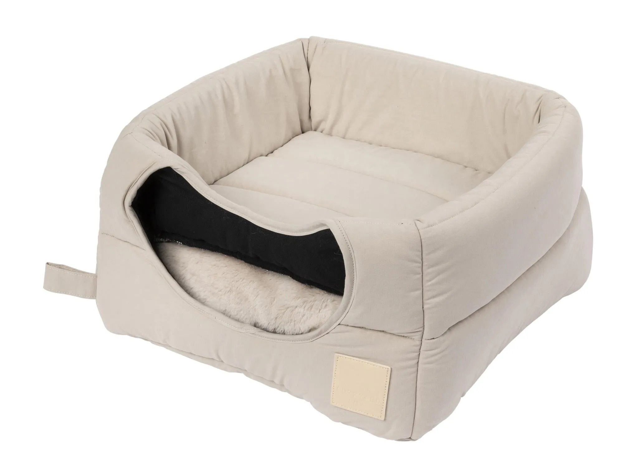 FuzzYard Life Cat Cubby Sandstone