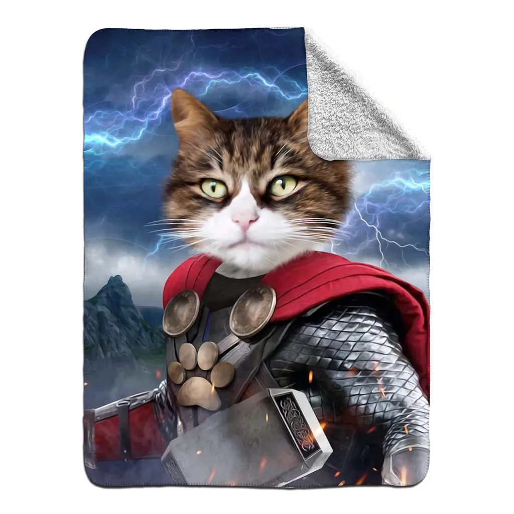 GOD OF BLUNDER - FLEECE SHERPA BLANKET