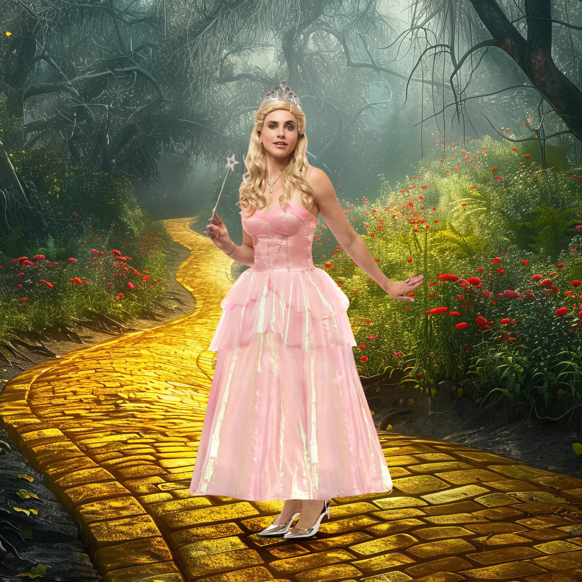 Good Witch Pink Adult Costume