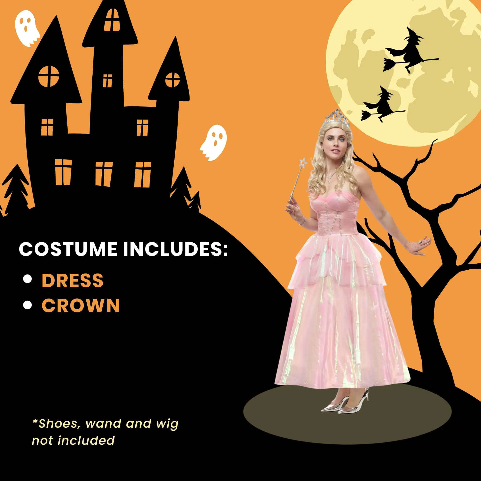 Good Witch Pink Adult Costume