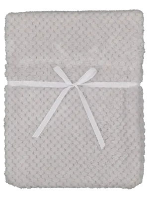 Grey Popcorn Blanket