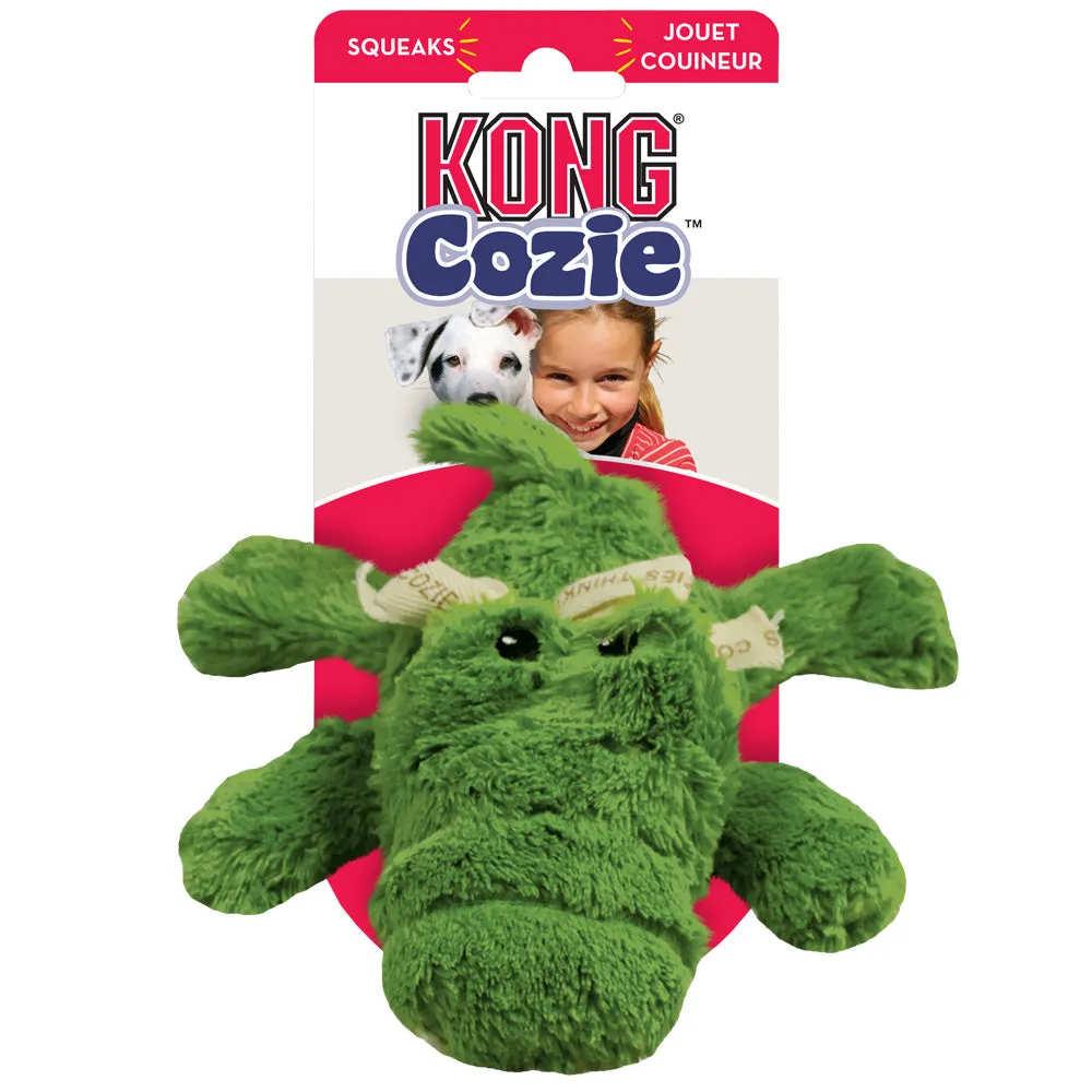 Kong Cozie Ali The Alligator Small Dog Toy