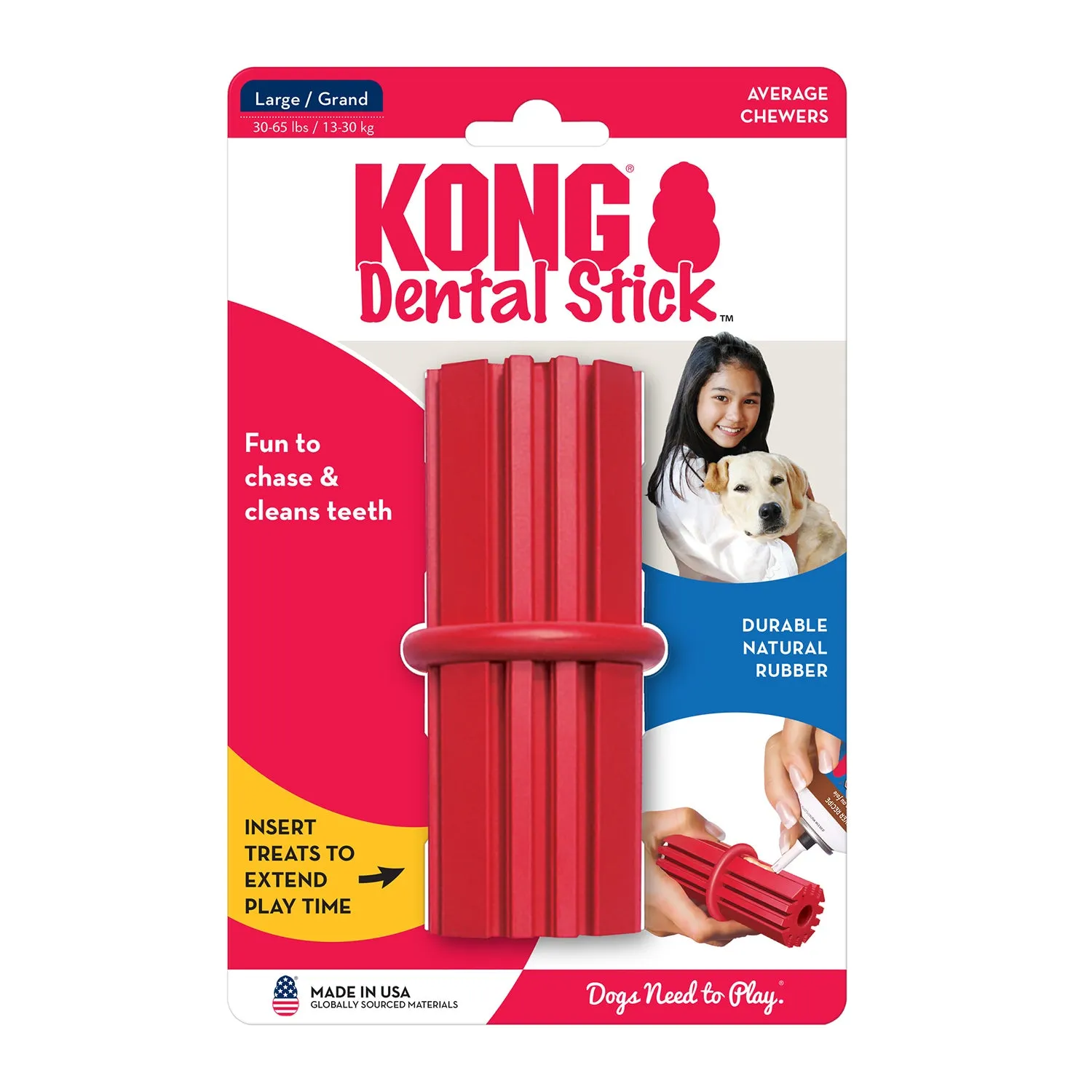 KONG Dental Stick Dog Toy