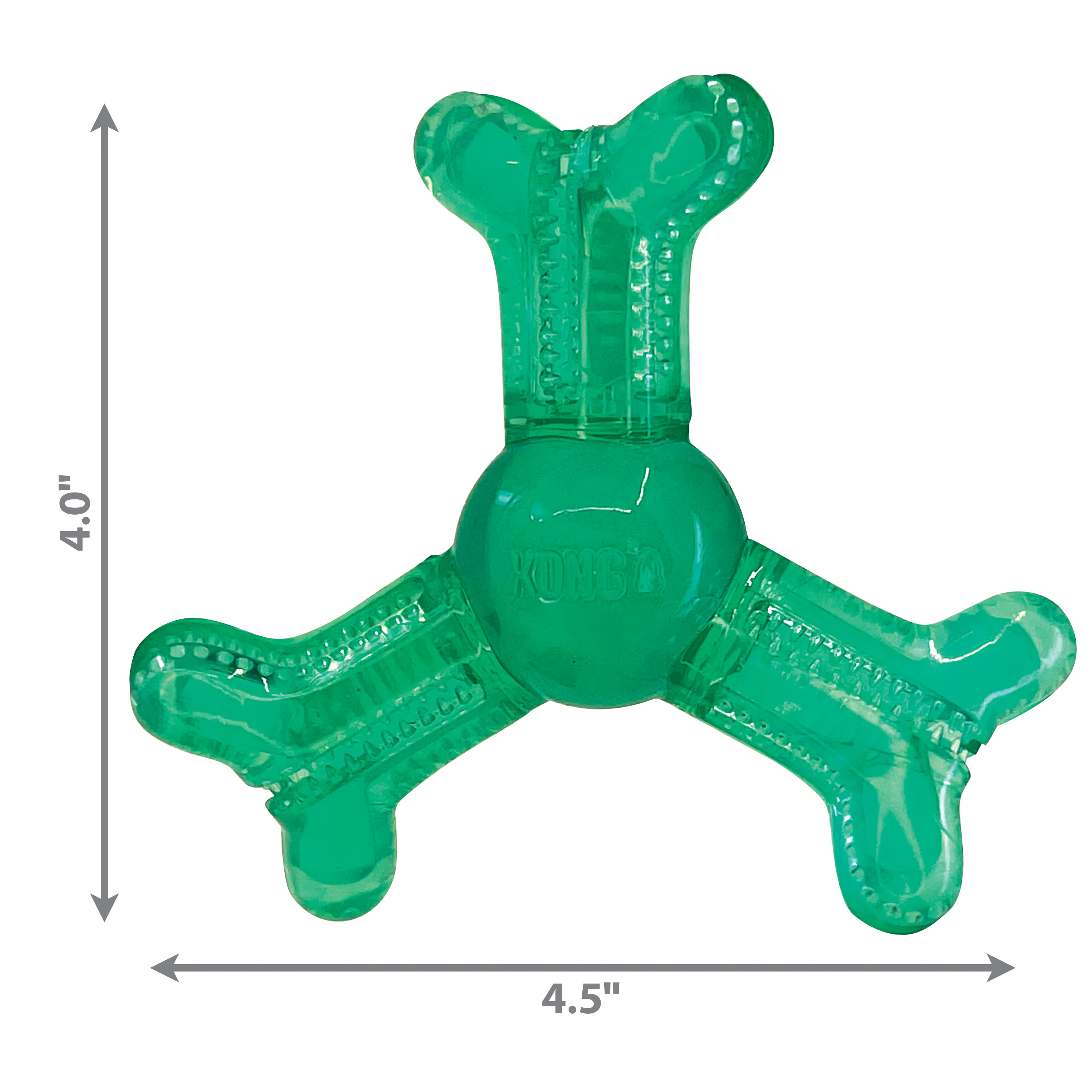 Kong Extra Small/Small Squeezz Dental Roller, Dog Toy