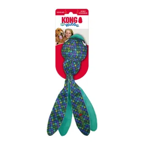 KONG Wubba Finz Blue Dog Toy