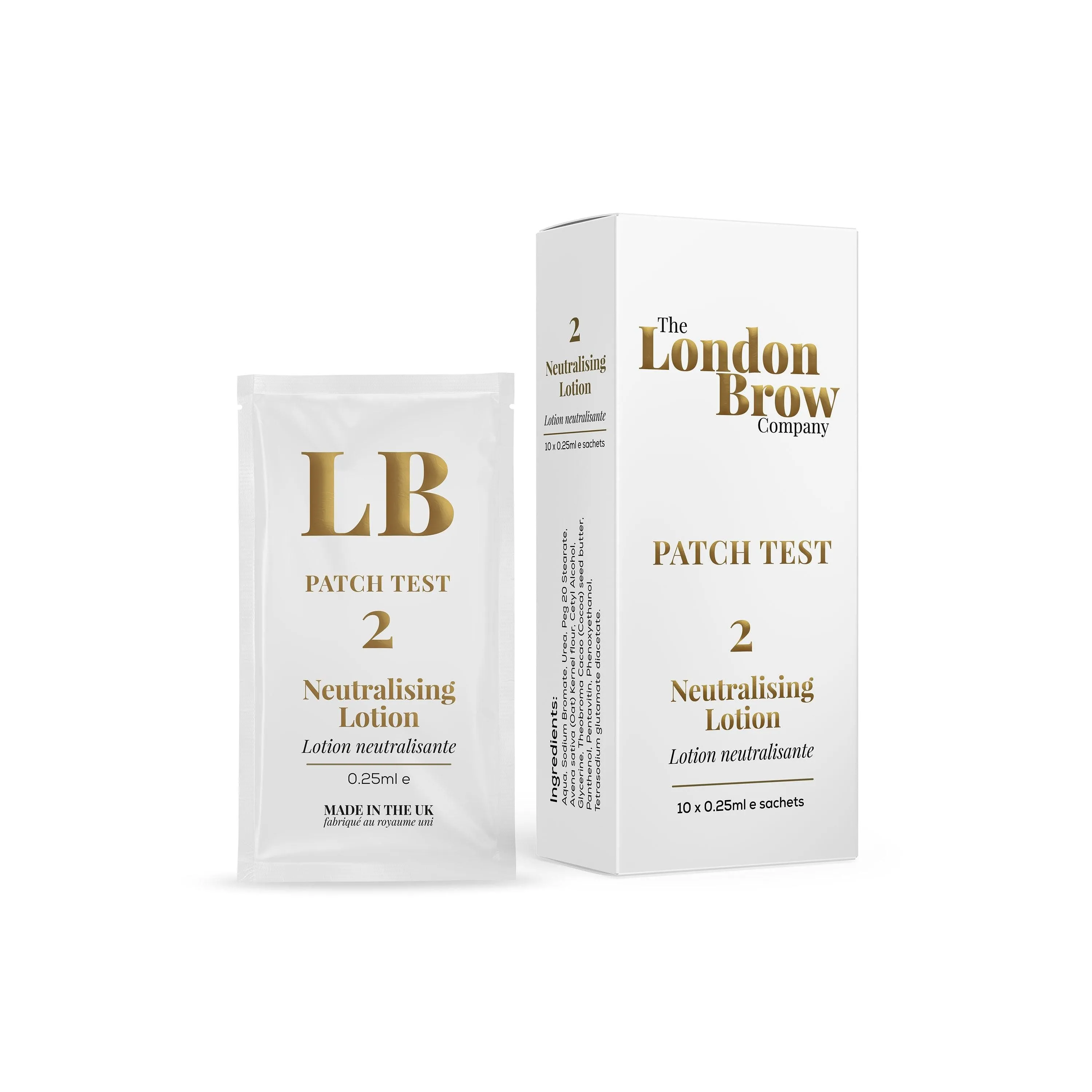 Patch Test Sachets With Client Patch Test Cards - Brow Lamination
