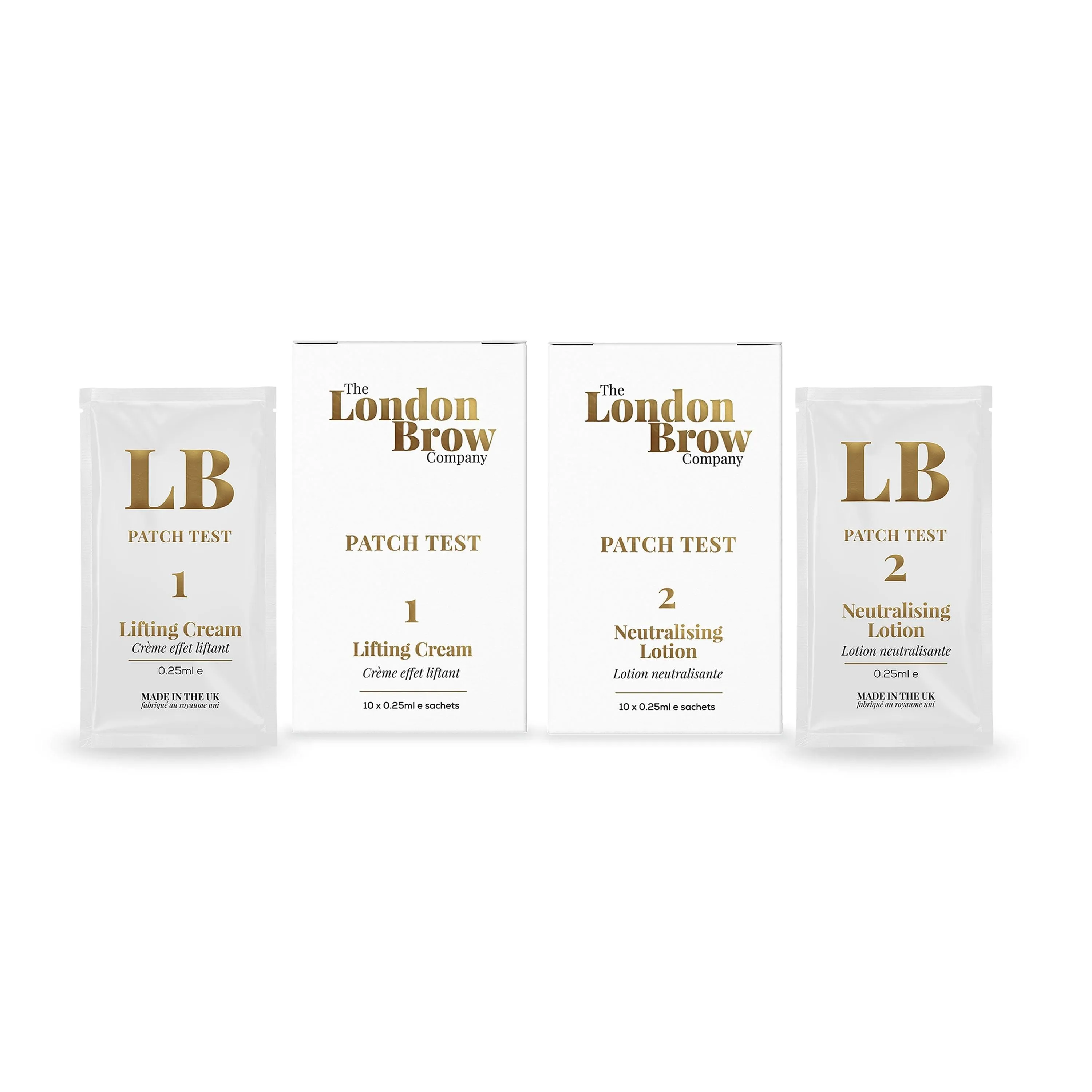 Patch Test Sachets With Client Patch Test Cards - Brow Lamination