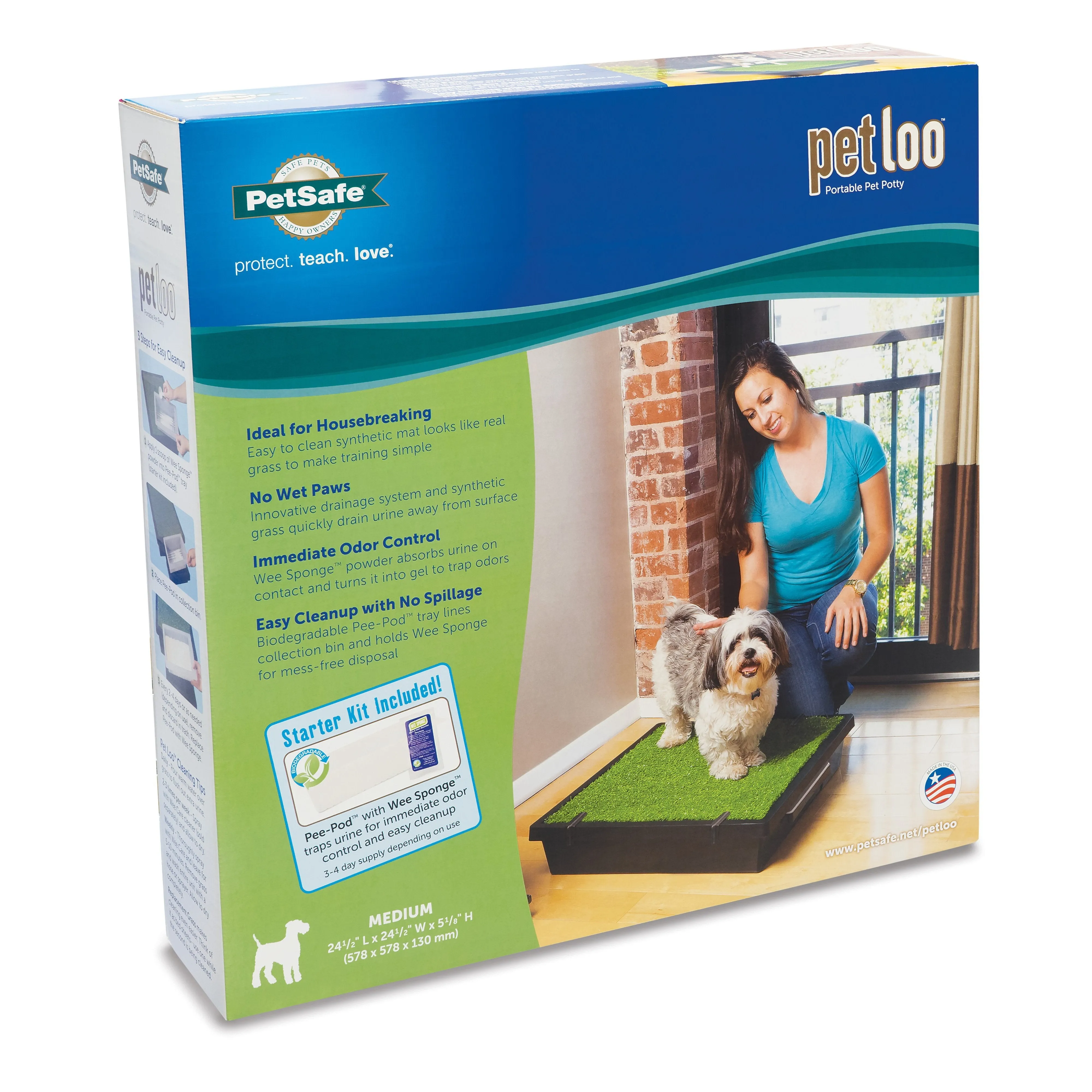 PetSafe The Pet Loo Medium Portable Toilet for Dogs^^^