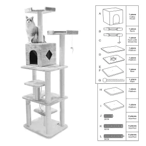 Replacement Parts for Cat Tree 78"