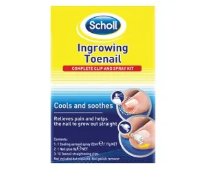 Scholl Ingrowing Toenail Complete Clip and Spray Kit