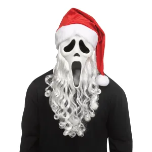Scream Ghost Face Santa Adult Costume Mask
