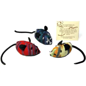 Set of 2 Catnip Mice Toy