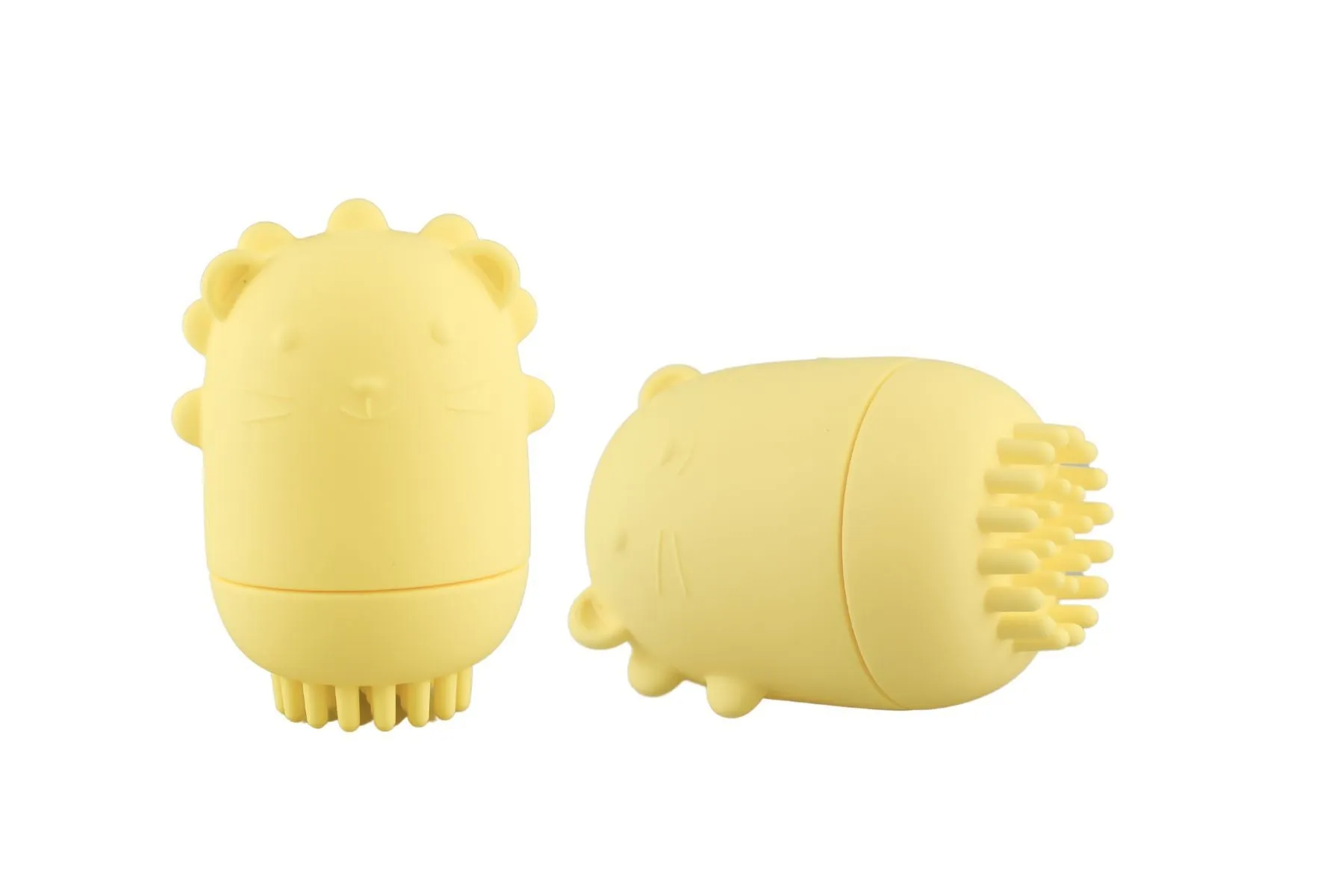 Silicone Animal Bath/Shower Brush 2pcs Set