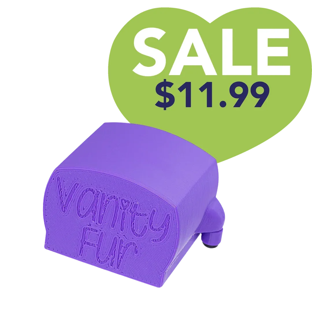 Small Brush Cover Purple by Vanity Fur