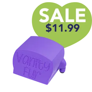 Small Brush Cover Purple by Vanity Fur