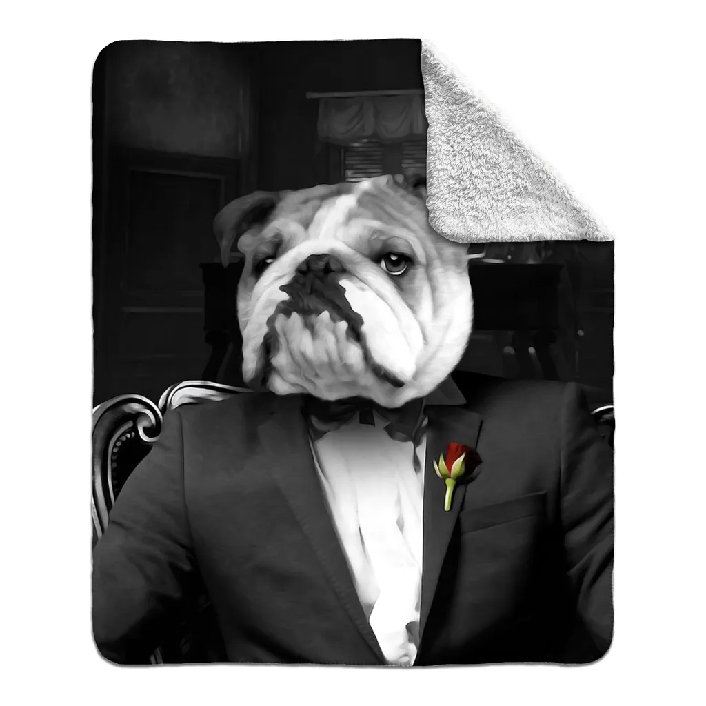 THE DOGFATHER - FLEECE SHERPA BLANKET