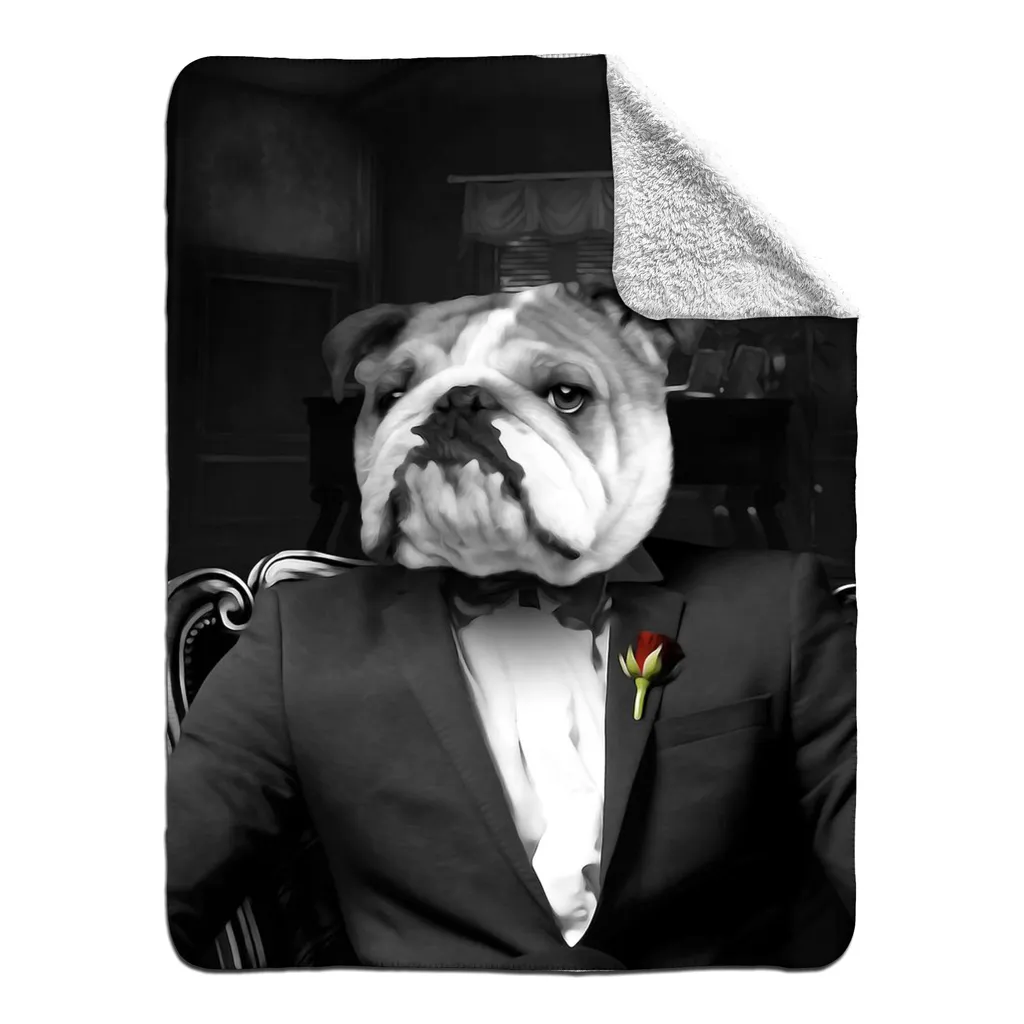THE DOGFATHER - FLEECE SHERPA BLANKET