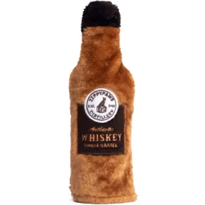 ZippyPaws Happy Hour Crusherz Whiskey Plush Dog Toy